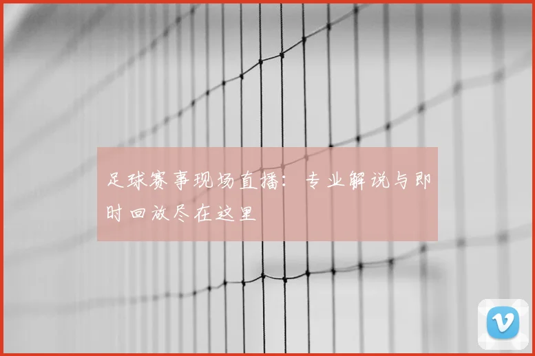 足球赛事现场直播：专业解说与即时回放尽在这里